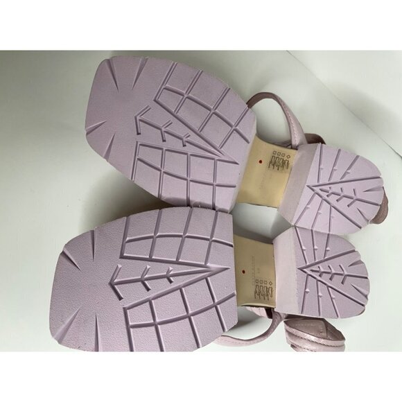 Anthropologie Elvio Zanon Cross Strap Sport Sandals Lilac Purple Size 40 US 9.5 - Picture 6 of 7